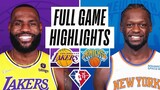 LAKERS vs KNICKS | FULL GAME HIGHLIGHTS | February 6, 2022 | NBA Regular Season | NBA 2K22