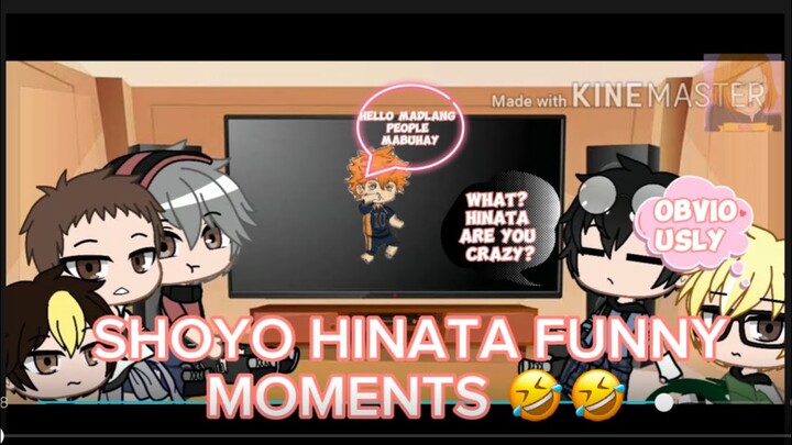 Haiku characters reacts to their video ||  + Hinata funny moments || GyRO â€œ