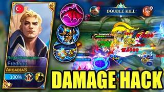 100% IMMORTAL + SCARY DAMAGE!!🔥FREDRINN NEW SUPER BROKEN BUILD | Build Top Global Fredrinn MLBB