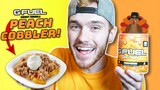 Making Peach Cobbler With Peach Cobbler GFUEL!