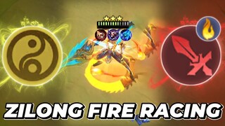 ZILONG SC FIRE RACING GLOWING WAND!! LIBAS SEMUA MUSUH!! MAGIC CHESS MOBILE LEGENDS