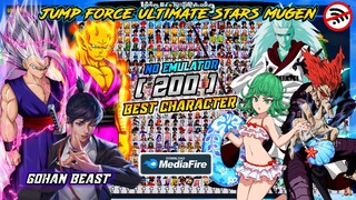 NEW‼️JUMP FORCE ULTIMATE STARS MUGEN ANDROID 2022‼️ [1GB] BEST CHARACTER SKILL | Bleach Vs Naruto