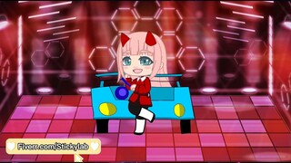 Zero Two Gacha Club - Stickylab