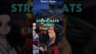 Straw Hat Jobs IRL | @weebgodofanime  #anime #onepiece #shorts
