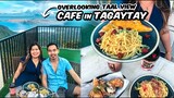 CAFE IN TAGAYTAY with PANORAMIC TAAL VIEW - Best Place For Coffee + Milk Tea + Pasta | Sip n Brew