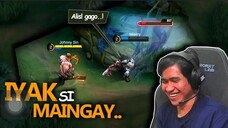 Ganito Magpaiyak ng Maingay na Kakampi prii lalo na sa simula palang ng game. hahaha