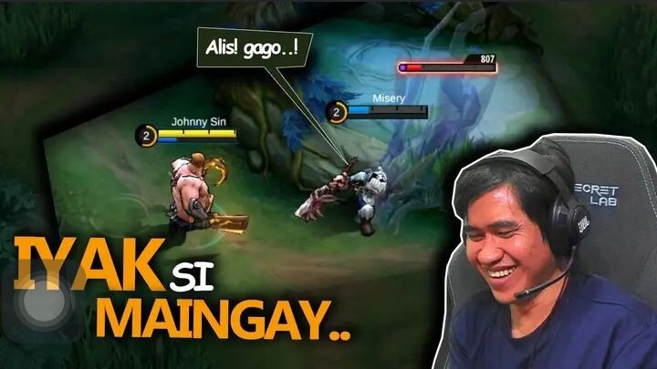 Ganito Magpaiyak ng Maingay na Kakampi prii lalo na sa simula palang ng game. hahaha