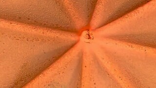 Breaking orange chalk asmr