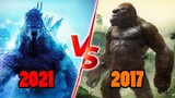 Godzilla (2021) vs Kong (2017) | SPORE