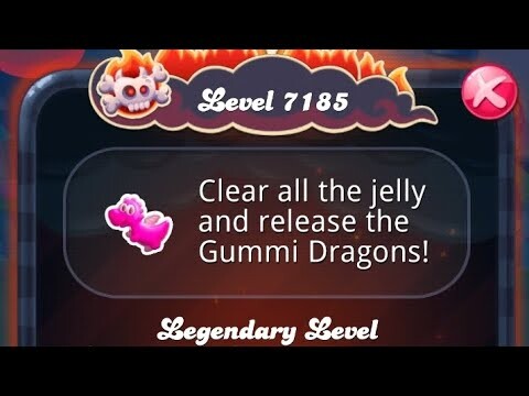 Candy Crush Saga Indonesia : Legendary Level #7185