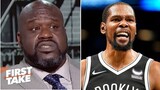 First Take | Shaq roasts Kevin Durant for decision to leave Golden State Warriors for Brooklyn Nets