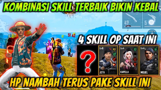 KOMBINASI SKILL FREE FIRE TERBAIK BIKIN KEBAL SAAT BERMAIN SOLO VS SQUAD