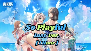 NIKKE OST: So Playful (Inst ver.) - Bluewater Island Main Theme [1 hour]