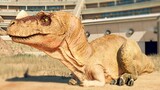 4x CERATOSAURUS vs 4x MEGALOSAURUS DINOSAURS FIGHT - Jurassic World Evolution 2