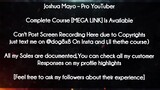Joshua Mayo  course - Pro YouTuber download