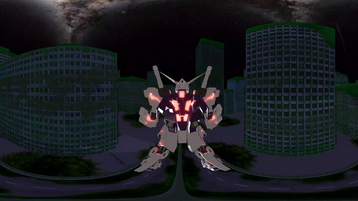 [MMD Panorama 360°] Armor Peledak Gundam Unicorn 1:1