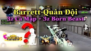 CF Mobile | Barrett-Quân Đội Đứa Con Lai Giữa 3z Cá Mập Và 3z Born Beast Quá Ngầu | Tường Mốc