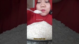 DYMA |ASMR RAW RICE EATING |Makan Beras | asmrrawriceeating| #asmrsounds  #asmr #shorts #mukbang