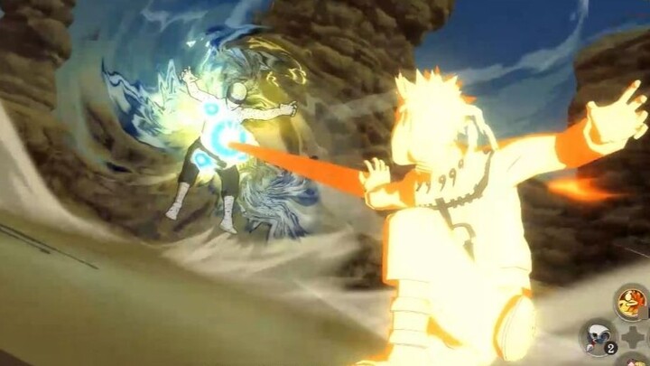 Naruto Uzumaki [Nine-Tails Chakra] Demonstration of all the skills of the ultimate storm, and all th