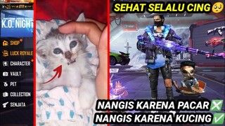 CEWE INI NANGIS TAKUT DITINGGAL KUCING KESAYANGAN NYA😭😌