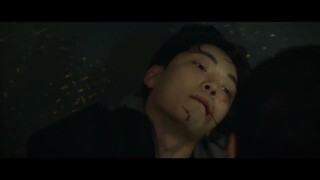 Dong Ju held at gunpoint (A Superior Day E02) Kdrama hurt scene/whump/stabbed/injured male