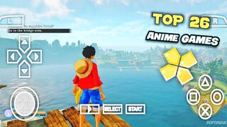 Top 26 PSP Anime Games For PPSSPP Android HD