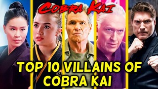 Top 10 Villains of Cobra Kai That Gave Depth To The Karate Kid Lore - Explored
