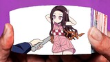Nezuko zero two dodging meme _ FLIPBOOK _ ANIMATION