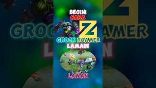 Begini cara grock roamer lamain red buff lawan ✍️🙌 #contentcreatormlbb #wiamungtzy #grock