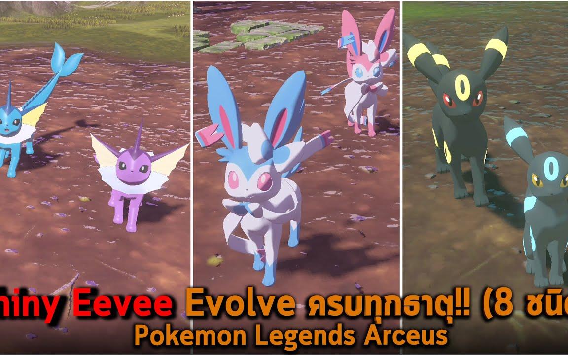 Where to find Eevee in Pokémon Legends Arceus and how to evolve it