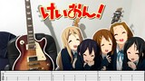 [TABS] K-ON!【My Love is a Stapler】Guitar Cover