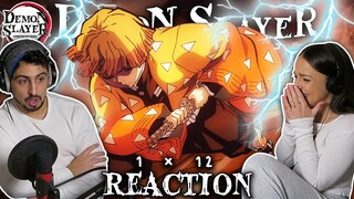 OMG ZENITSU! Demon Slayer 1x12 REACTION! | "The Boar Bears Its Fangs, Zenitsu Sleeps"