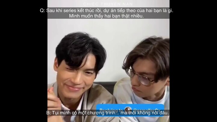 [Vietsub] [BrightWin] QnA from GMMtv twitter | Sáng X Thắng sẽ có show couple?