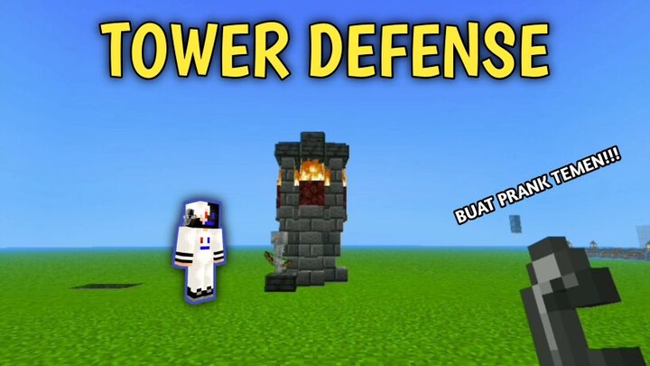 Tutorial Membuat Tower Pertahanan Di Minecraft!!!