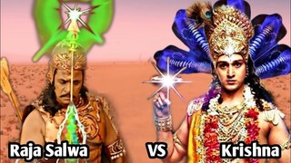 KRISHNA VS RAJA SALWA, SERANGAN SALWA MENIMBULKAN KEHANCURAN DWARAKA DAN SUMPAH MENGERIKAN KRISHNA