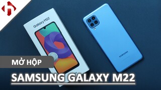 Mở hộp Samsung Galaxy M22 | Bản nâng cấp từ Galaxy M21 đình đám?