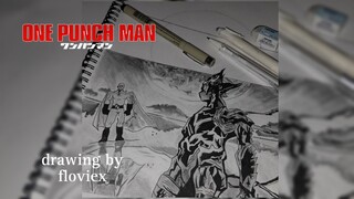 Drawing One Punch Man by Floviex