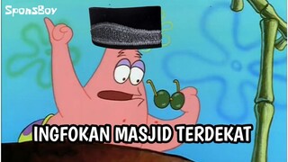 Patrick Sholat Jumat 🗿