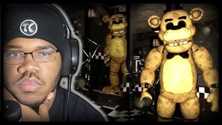 Chased Around The Restaurant By Golden Freddy & The Endoskeletons | Fazbear Nights (Custom Night)