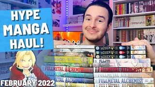 HYPE February 2022 Manga Haul | Fullmetal Alchemist Hardcovers!