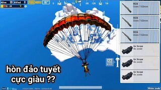 PUBG Mobile - Đảo Tuyết Có Cực Giàu Như Tin Đồn? | Bo Cuối Bị Nguyên Team 4 Chặn Bo