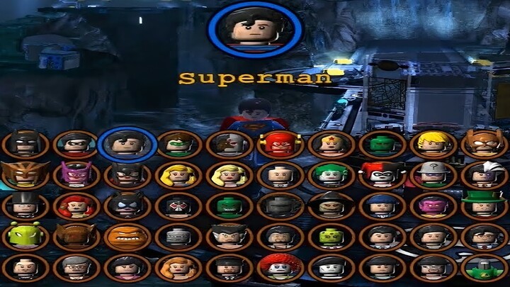 All Characters Unlocked - Lego Batman 2: DC Super Heroes