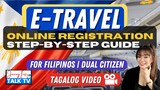 E-Travel  Online Registration Form | Step-by-Step Video Tutorial | Guide for  Filipinos Travel to PH