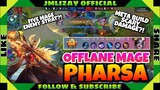 MAGE PHARSA Gameplay Tutorial| COUNTER HERO for FIVE MAGE ENEMY MIDLANER | All-Mage Strat Effective?