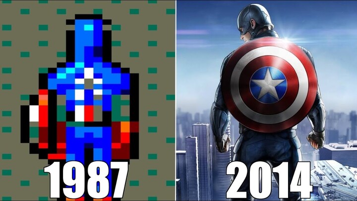 Evolution of Captain America Games [1987-2014]