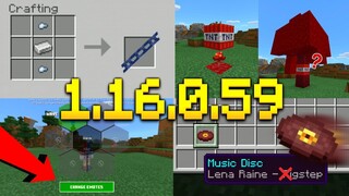 อัพเดท Minecraft 1.16.0.59 (Beta) - GamePlay | เพิ่มการคราฟโซ่ และบล็อกไม่ทับการโตของต้นไม้ใน Nether