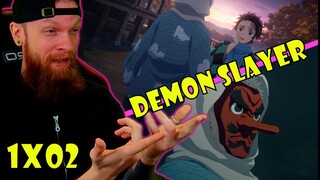 Demon Slayer  Kimetsu no Yaiba S1 Episode 2 - Trainer Sakonji Urokodaki Reaction