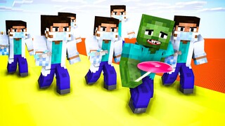 Monster School : LOLLIPOP RUNNER CHALLENGE - Minecraft Animation