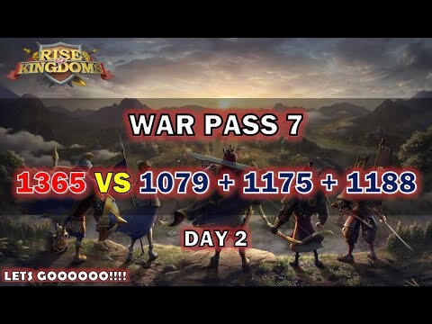 DAY 2 WAR PASS 7 1365 vs 1175 1188 1079 P2! MAKIN MALAM MAKIN HOT! ROK INDONESIA