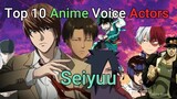 Top Ten Male Anime Voice Actors